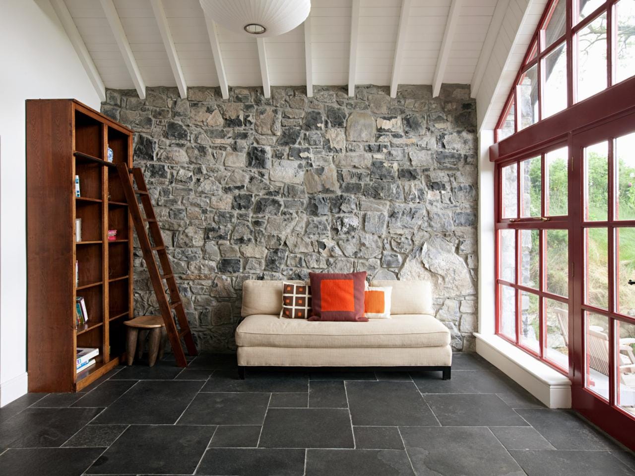 Slate floor