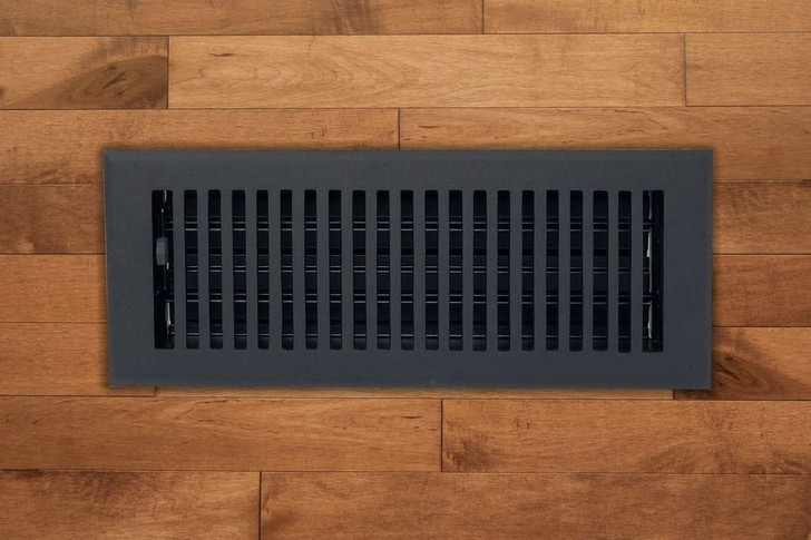 Floor register used in residential HVAC