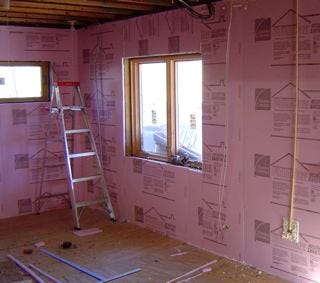 Foam board insulation